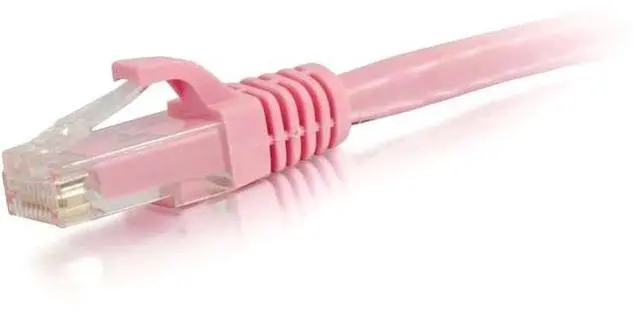 Alt view image 4 of 8 - C2G 04056 Cat6 Cable - Snagless Unshielded Ethernet Network Patch Cable, Pink (20 Feet, 6.09 Meters)