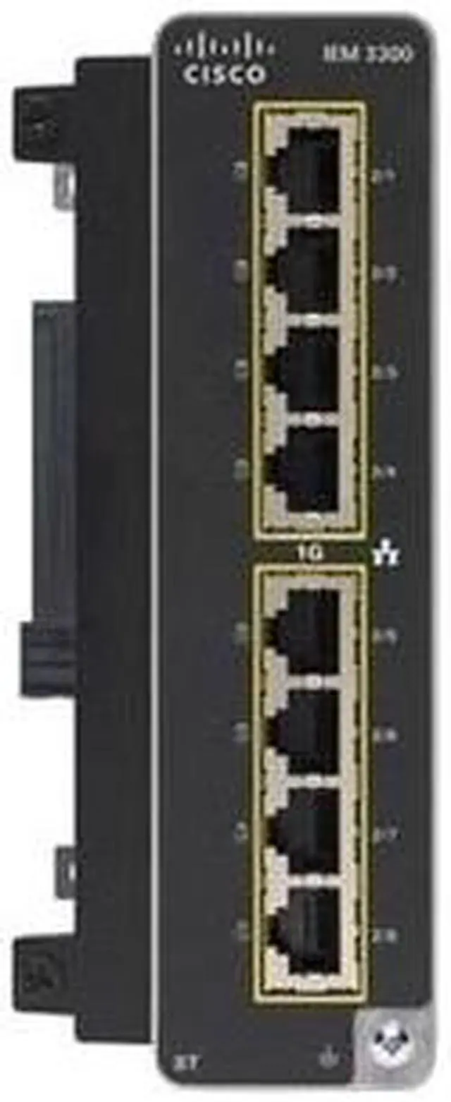 Alt view image 2 of 5 - Cisco Catalyst Ie3300 Rugged Series Module 8 Non-Poe Copper