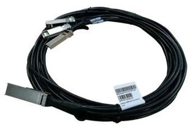 Alt view image 4 of 5 - HPE X240 QSFP28 4xSFP28 3m Direct Attach Copper Cable