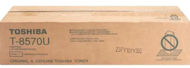 Alt view image 2 of 2 - Toshiba T8570U Original Toner Cartridge - Black - Laser - 73900 Pages - 1 Each