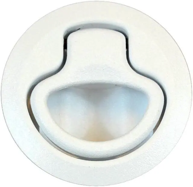 Alt view image 2 of 8 - Southco Flush Pull Latch - Push To Close - Medium - White
