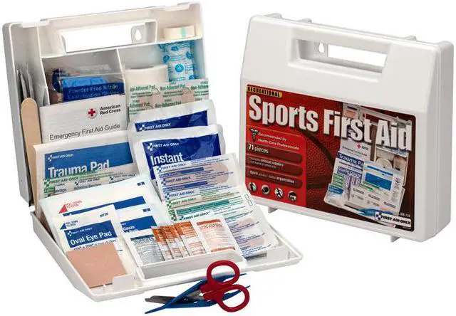 Alt view image 7 of 15 - Sports First Aid Kit for 10 People 71 Pieces/Kit