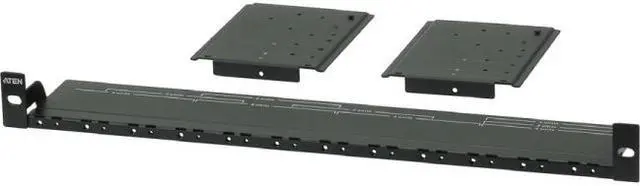 Alt view image 2 of 3 - ATEN VE-RMK1U Rack Mount for Video Extender, KVM Extender