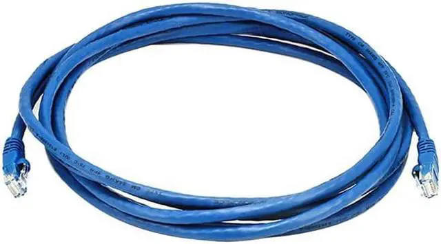 Alt view image 11 of 20 - Monoprice Cat6 Ethernet Patch Cable - 10 Feet - Blue | Network Internet Cord - RJ45, Stranded, 550Mhz, UTP, Pure Bare Copper Wire, 24AWG