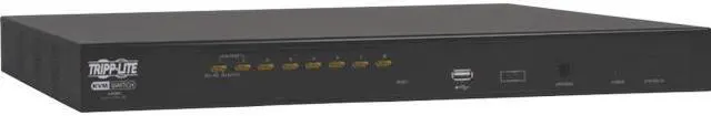 Alt view image 8 of 16 - Tripp Lite NetDirector 8-Port 1U Rack-Mount KVM Switch