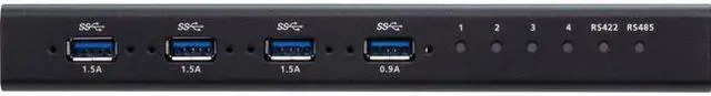 Alt view image 11 of 16 - Aten - US3344I - Aten 4 x 4 USB 3.1 Gen 1 Industrial Hub Switch - USB Type B - 4 USB Port(s) - 4 USB 3.1 Port(s) - Mac,