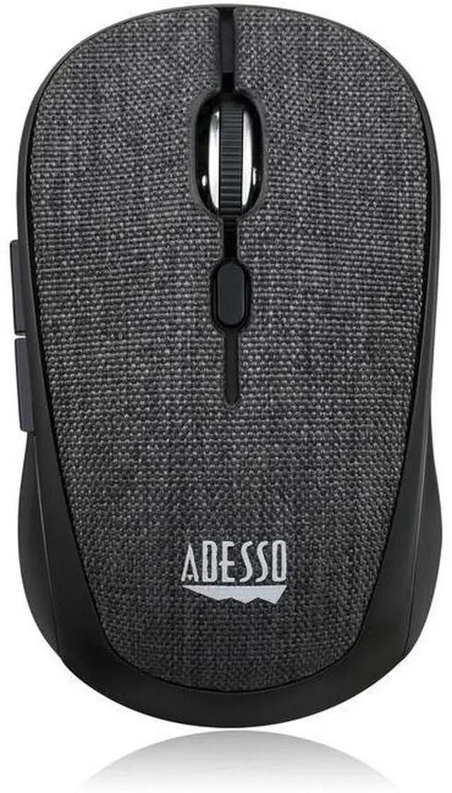 Alt view image 9 of 13 - ADESSO INC. iMouseS80B Wireless Optical Fabric Mouse