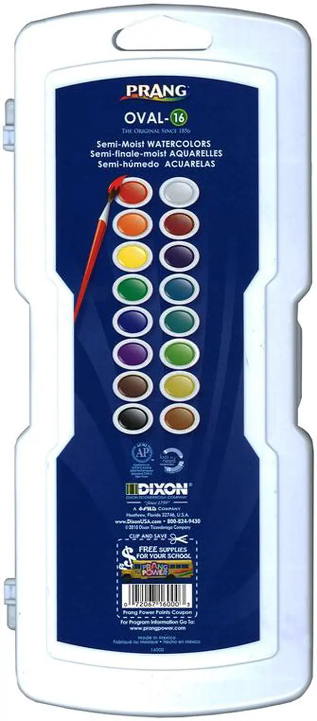 Alt view image 9 of 20 - Prang Professional Watercolors 16 Assorted Colors 16000