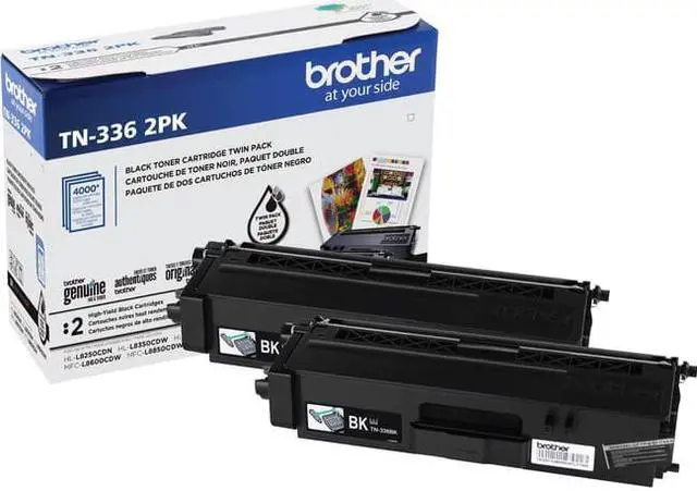 Alt view image 7 of 18 - Brother TN3362PK High-Yield Toner 4 000 Page-Yield Black 2/Pack