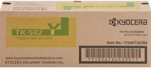 Alt view image 3 of 8 - Kyocera Copystar TK582Y FS-C5150DN TK582Y Yellow Toner Yellow
