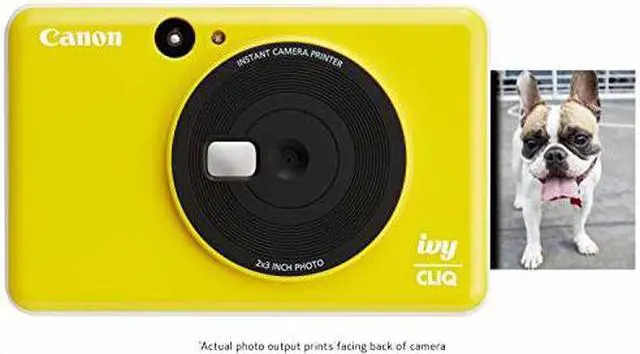 Alt view image 14 of 20 - Canon Ivy Cliq Instant Digital Camera - Bumblebee Yellow