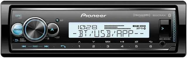 Alt view image 3 of 6 - PIONEER AUDIO MVH-MS512BS MARINE STEREO AM/FM/BT/SIRIUS