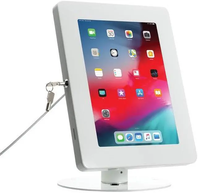 Alt view image 3 of 17 - CTA Digital Hyperflex Security Kiosk Stand for Tablets WHITE PADHSKSW