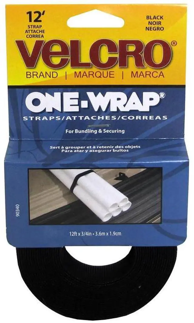 Alt view image 12 of 20 - VELCRO USA Inc VEK90340 Get A Grip Velcro - 0.75" x 12.00 ft. - Black