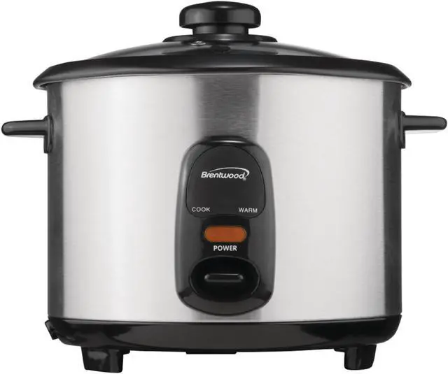 Alt view image 4 of 11 - Brentwood Appliances TS-20 10-Cup Uncooked/20-Cup Cooked Rice Cooker, Stainless Steel