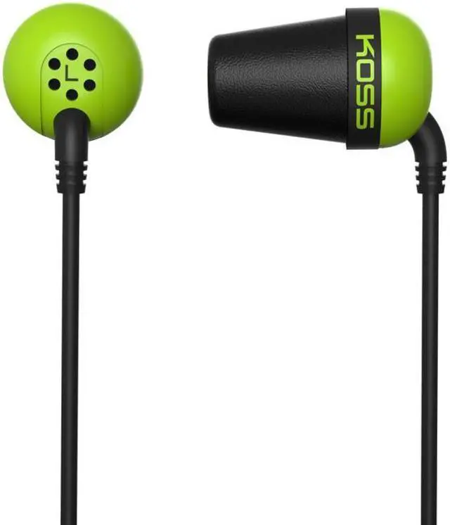 Alt view image 5 of 6 - KOSS Green PLUGG Earbud Noise Isolating