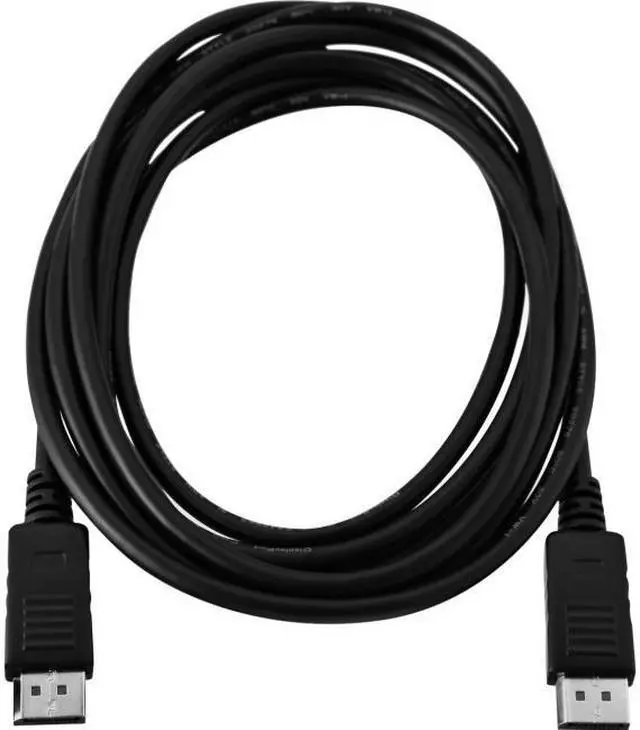 Alt view image 2 of 7 - V7 V7DP2DP 6ft Displayport To Displayport M/M Cable - Black
