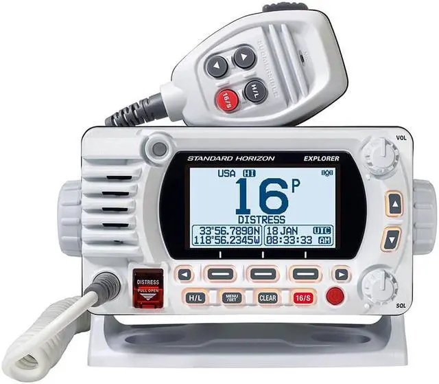 Main image of VHF, Optional 2nd Station, w/GPS, White