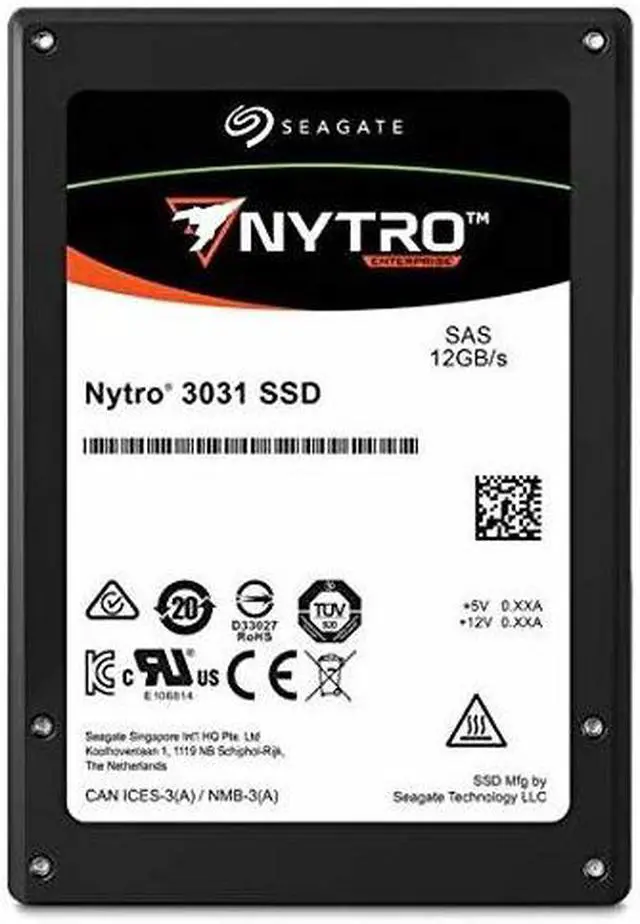 Alt view image 6 of 8 - Seagate Nytro 3531 XS800LE70014 800GB 3D eTLC SAS 12Gb/s 2.5in x 15mm Enterprise SSD