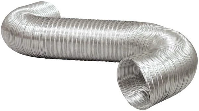 Main image of Deflecto A038/16-A Semi-Rigid Aluminum Duct (3 x 8ft)
