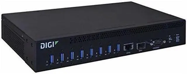 Alt view image 5 of 6 - Digi International AW08-G300 AnywhereUSB 8 Plus, Remote USB 3.1 Hub with 8 Type A USB Connector Networking Modules