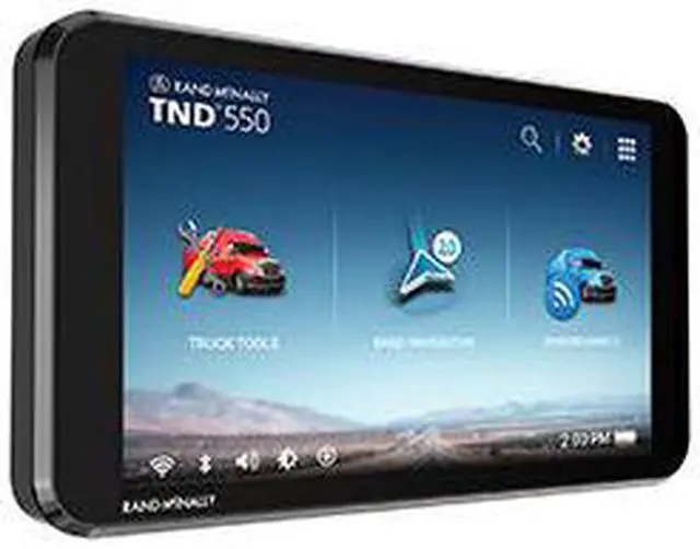 Alt view image 10 of 14 - Rand McNally TND550 TND 5 Inch GPS Truck Navigator with Easy-to-Read Display