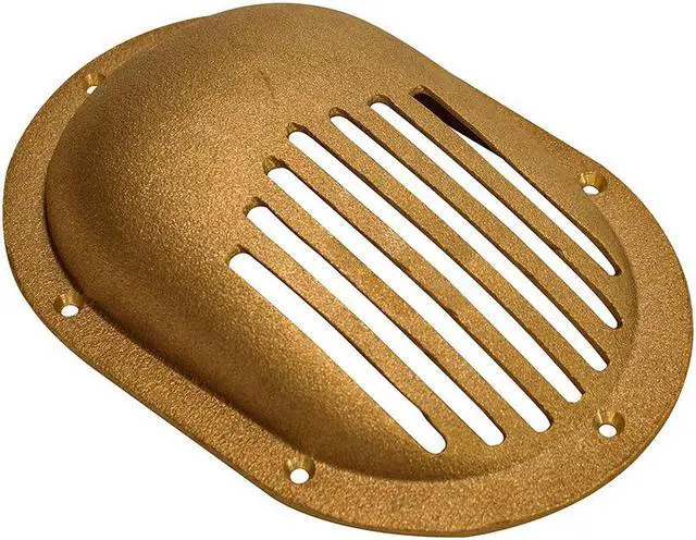 Main image of Groco Bronze Clam Shell Style Hull Strainer W/Mount Ring F/Up To 1" Thru Hull