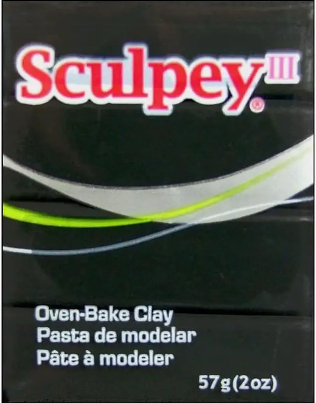 Alt view image 5 of 5 - Sculpey III Polymer Clay 2oz-Black