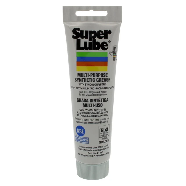 Alt view image 11 of 11 - SUPER LUBE 21030 3 oz Multipurpose Grease Tube Translucent White
