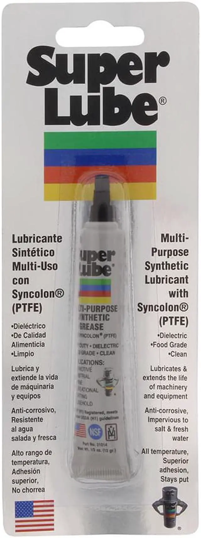 Alt view image 7 of 7 - Synthetic Multi-Purpose Grease, .5 Oz., Super LubeÂ® SUPER LUBE 21010