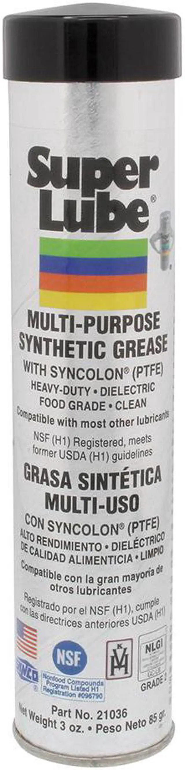 Alt view image 4 of 11 - Synthetic Multi-Purpose Grease, 3 Oz., Super Lube® SUPER LUBE 21036