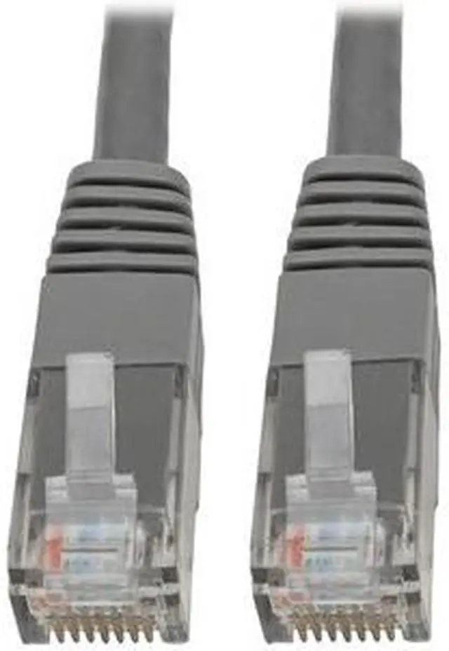 Alt view image 6 of 18 - Tripp Lite Premium N200-020-GY RJ-45 Patch Network Cable