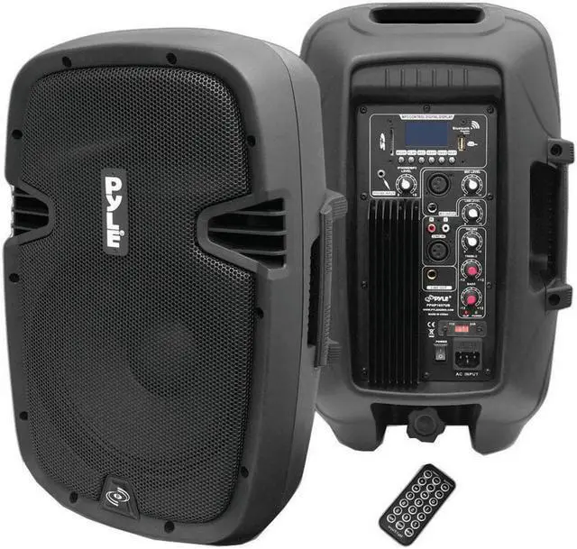 Alt view image 7 of 7 - PYLE PPHP1037UB Pyle Pro 10 Powered Speaker with mp3 bluetooth record function
