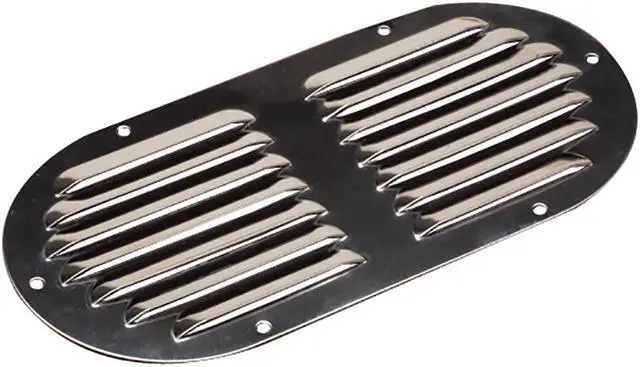 Main image of SEA DOG STAINLESS STEEL LOUVERED VENT OVAL
