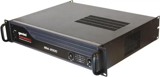 Alt view image 9 of 12 - GEMINI XGA-2000 2000W PEAK PRO POWER AMPLIFIER