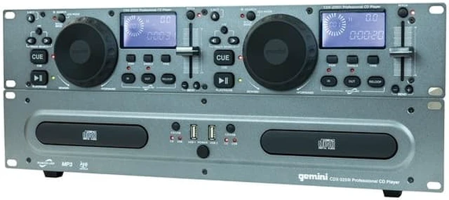 Alt view image 6 of 10 - Gemini CDX-2250i Dual CD Player