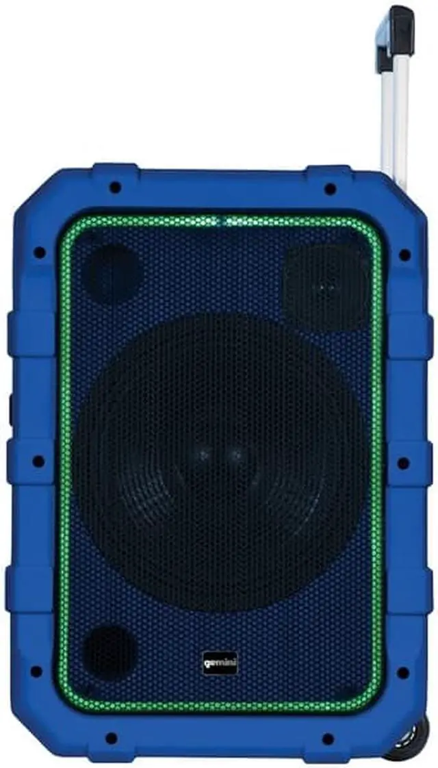 Alt view image 8 of 20 - Gemini MPA2400BLU Portable Bluetooth Party Speaker