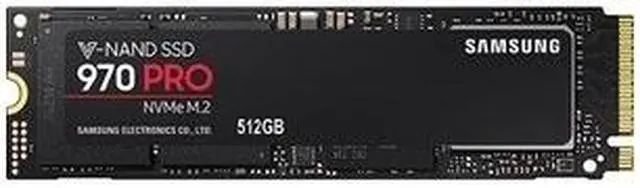 Alt view image 8 of 12 - SAMSUNG 970 PRO M.2 2280 512GB PCIe Gen 3.0 x4, NVMe 1.3 V-NAND 2-bit MLC Internal Solid State Drive (SSD) MZ-V7P512E