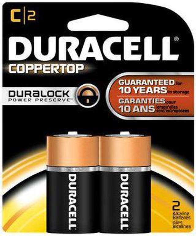 Alt view image 9 of 18 - DURACELL Coppertop 1.5V Size C Alkaline Battery, 2-pack