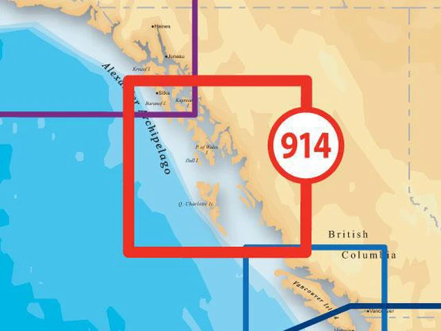 Main image of NAVIONICS MSD/914P-2 PLATINUM NORTH BC-BARANOF ISLAND