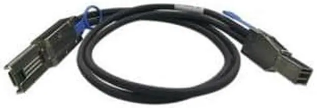 Alt view image 8 of 13 - QNAP 3.28 ft Connector on Mini-SAS First End: 1 x SFF-8644 Mini-SAS Second End: 1 x SFF-8088 Mini-SAS - Black