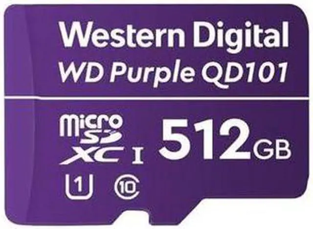 Alt view image 4 of 20 - Western Digital - WDD512G1P0C - WD Purple WDD512G1P0C 512 GB Class 10/UHS-I (U1) microSDXC