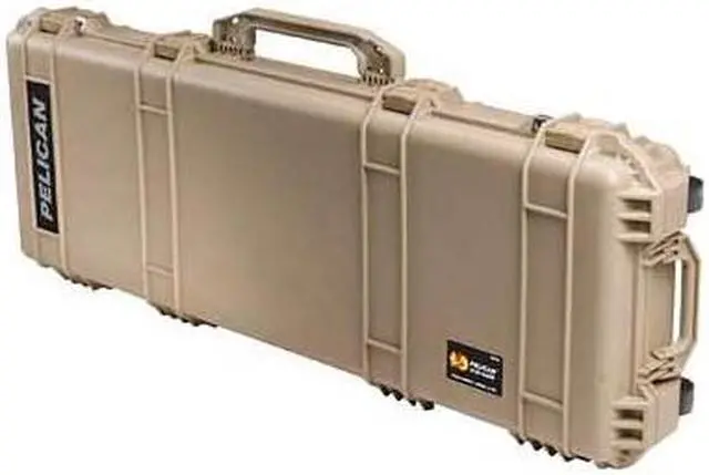 Alt view image 10 of 12 - Pelican Protect Tan Long Gun Hard Gun Case 42X13.5X5.3 1720T