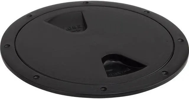 Main image of SEA DOG POLYPROPYENE DECK PLATE BLACK 6"