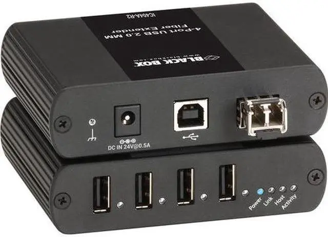 Alt view image 2 of 6 - Black Box Network Services Usb 2.0 Extender 4 Port Mm