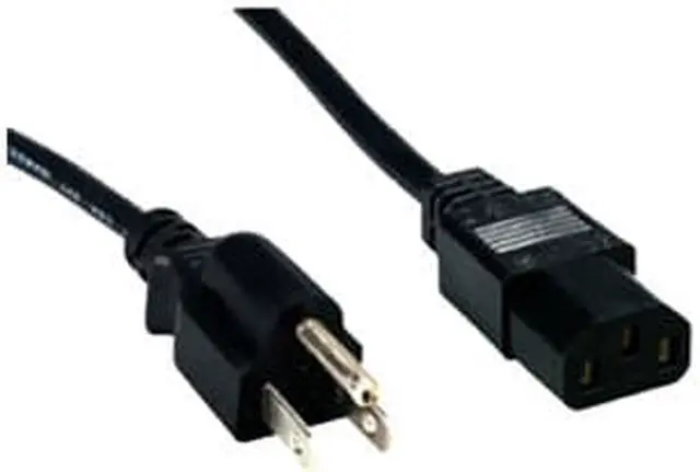 Alt view image 4 of 5 - 15FT STANDARD PC POWER CORD