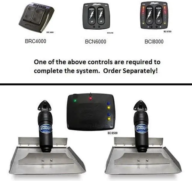 Alt view image 2 of 3 - Bennett BOLT 18x12 Electric Trim Tab System - Control Switch Required [BOLT1812]