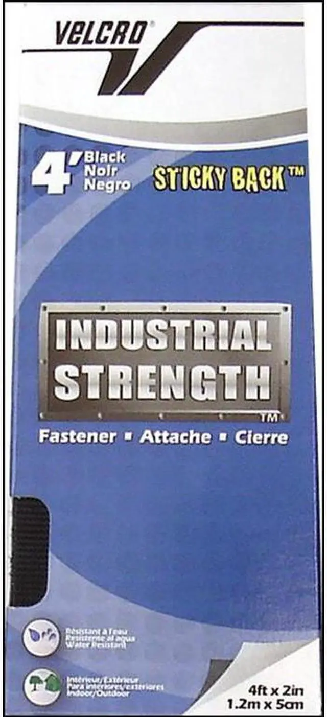 Alt view image 7 of 11 - VELCRO(R) brand Industrial Strength Tape 2"X4'-Black