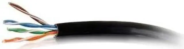 Alt view image 2 of 4 - C2G 56026 Cat6 Bulk Cable - Unshielded Ethernet Network Cable with Solid Conductors, Riser CMR-Rated, TAA Compliant, Black (500 Feet, 152.4 Meters)