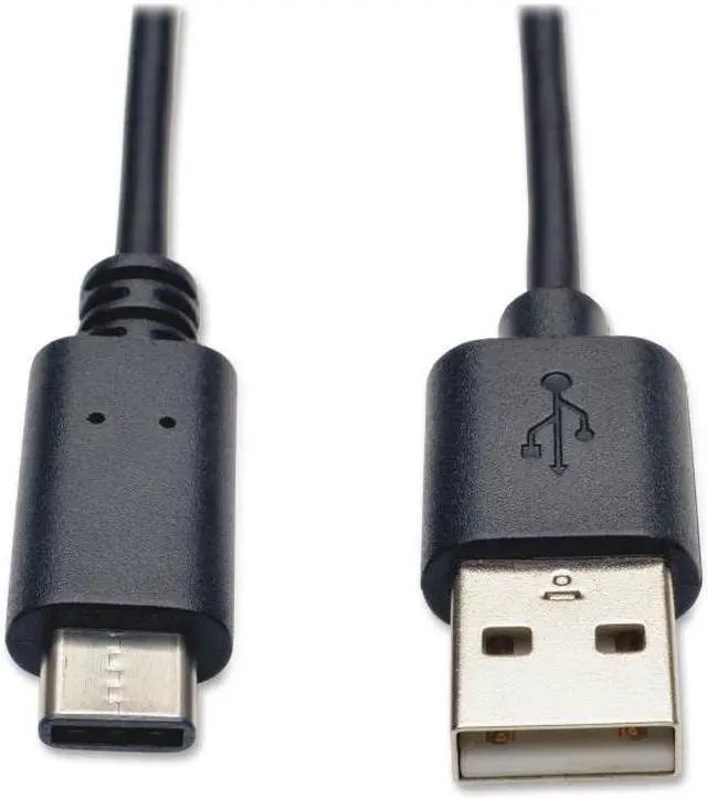 Alt view image 13 of 15 - Tripp Lite USB 2.0 Hi-Speed Cable (A Male to USB Type-C Male), 3-ft.
